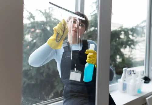 Nettoyage de vitres intérieures et extérieures à Saulcet